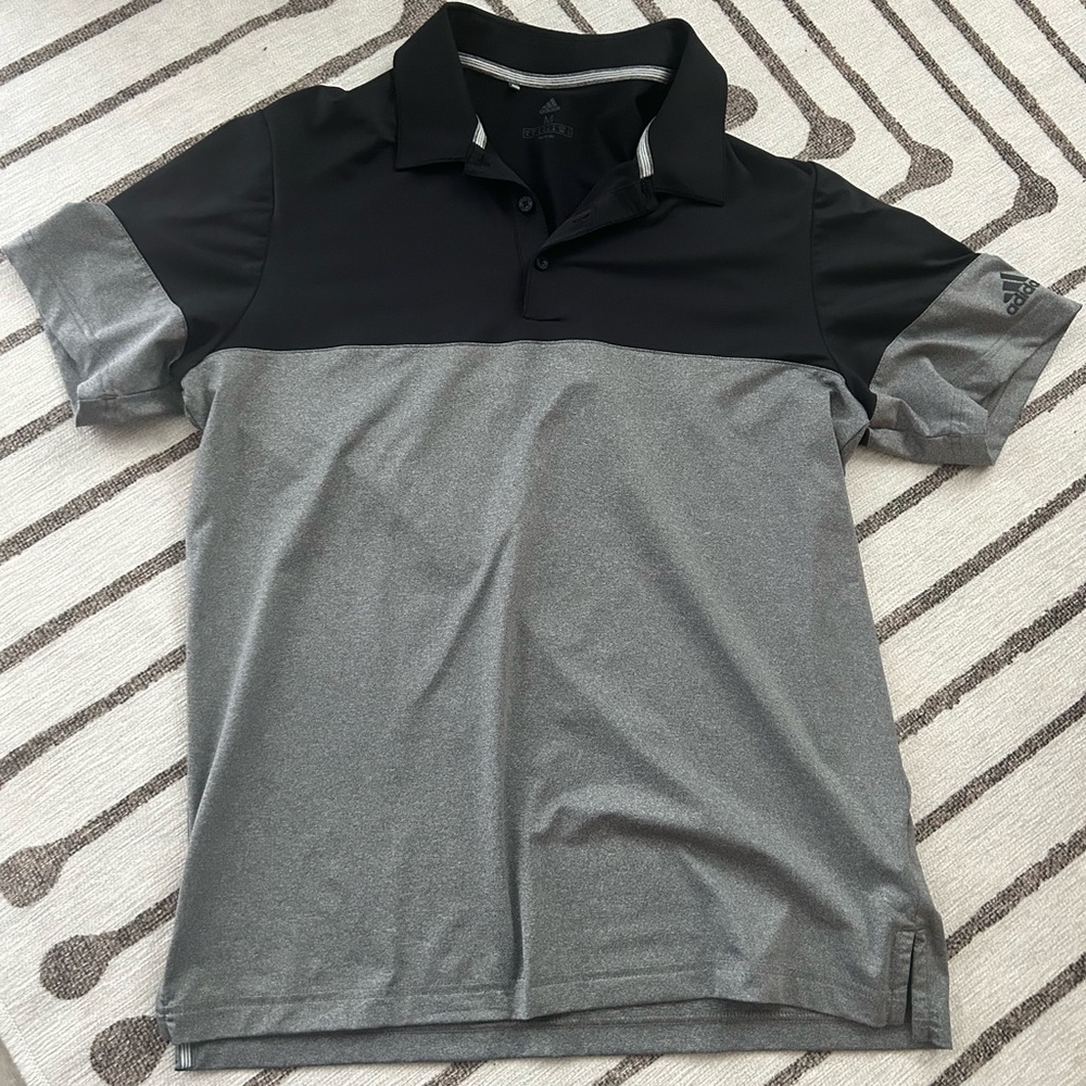 HIS - Black & gray golf shirt